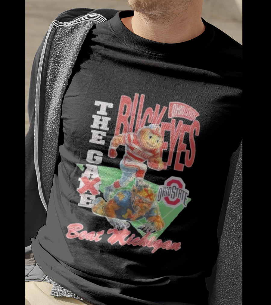 Ohio State Buckeyes 2025 The Game Beat Michigan Vintage Mascot Rivalry T-Shirt