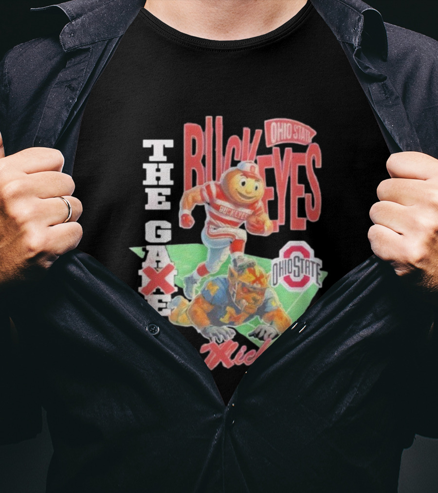 Ohio State Buckeyes 2025 The Game Beat Michigan Vintage Mascot Rivalry T-Shirt