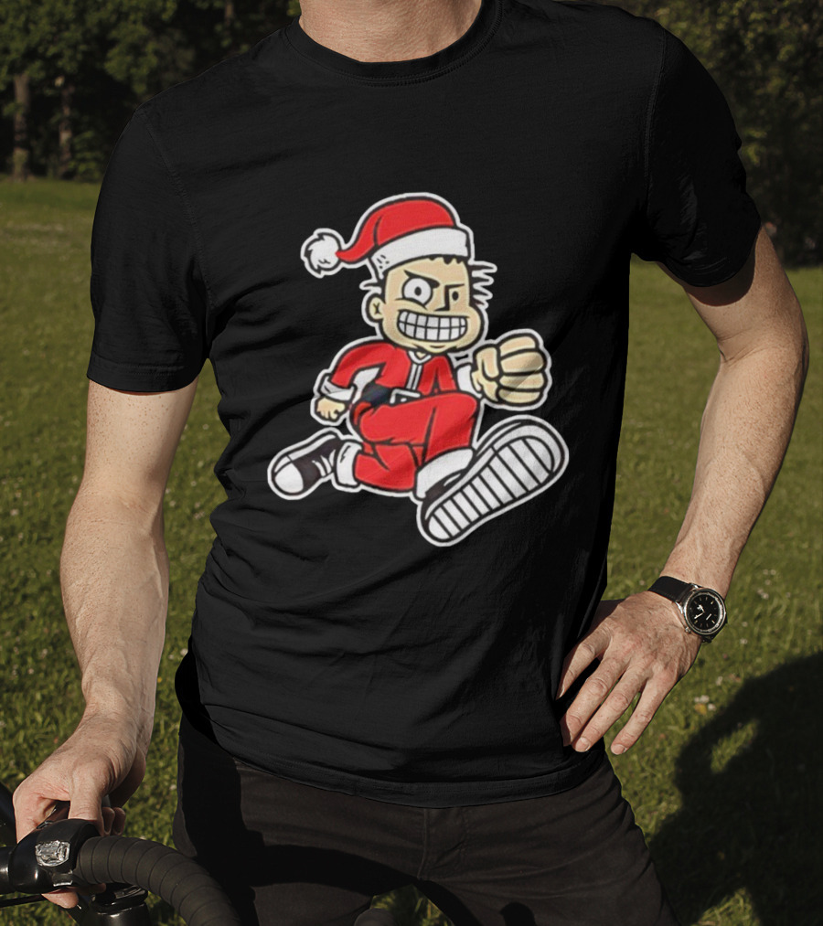 MXPX Santa PX Punk Character In Red Suit With Santa Hat T-Shirt