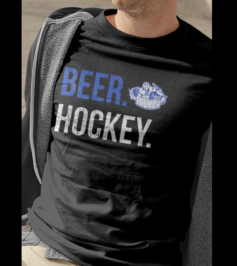 Syracuse Crunch Beer Hockey Enthusiast Apparel T-Shirt
