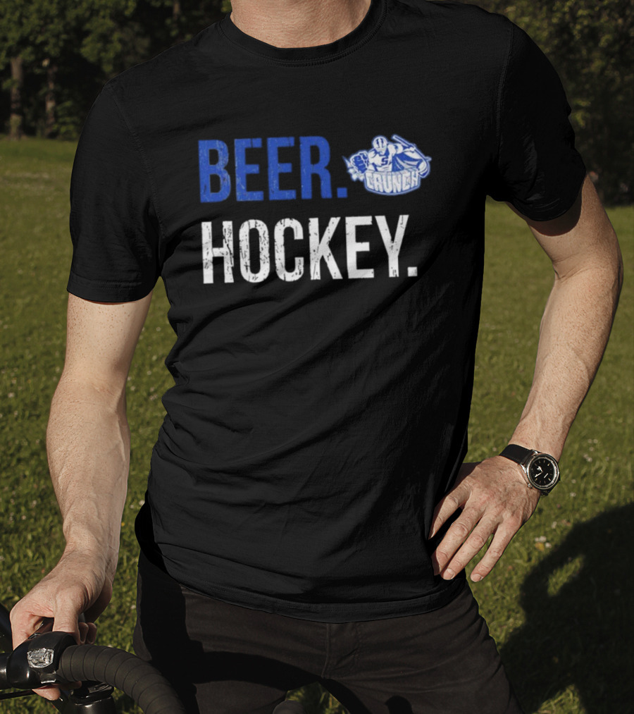 Syracuse Crunch Beer Hockey Enthusiast Apparel T-Shirt
