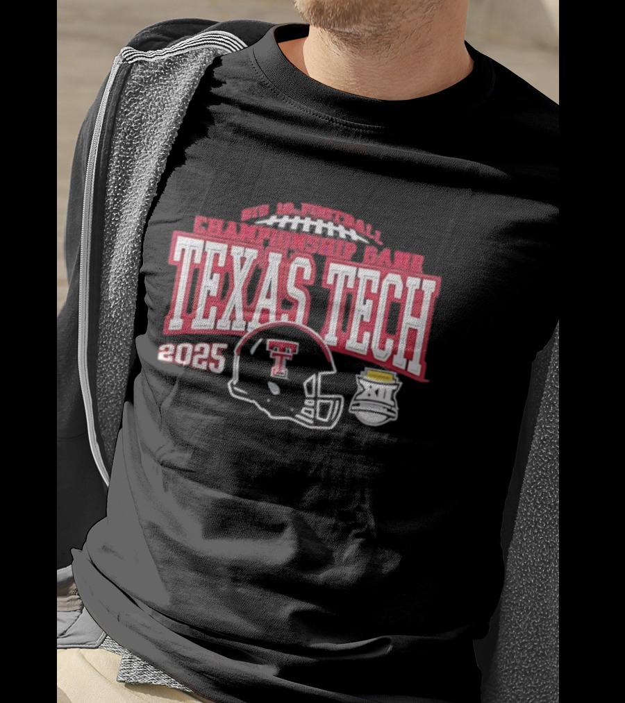 Texas Tech Red Raiders Big 12 Football Championship Game 2025 T-Shirt