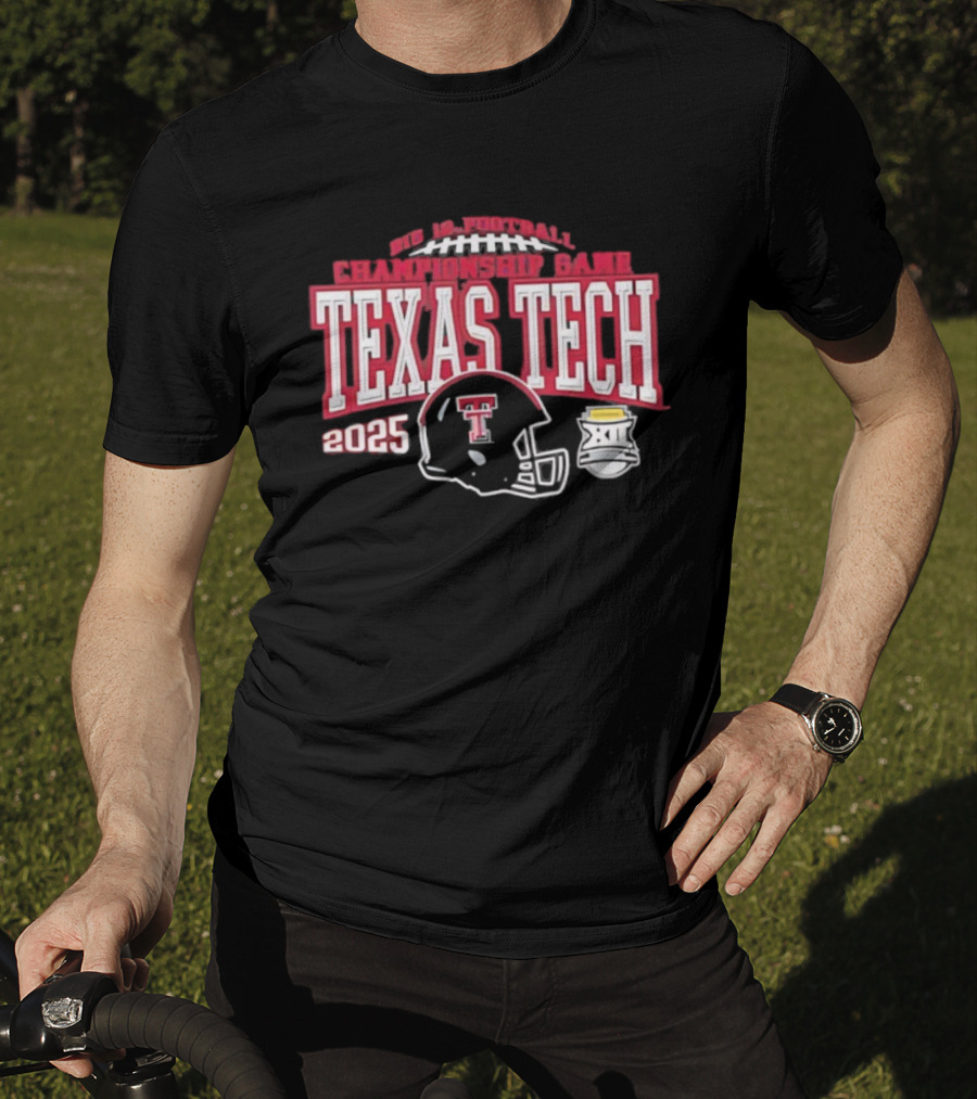 Texas Tech Red Raiders Big 12 Football Championship Game 2025 T-Shirt