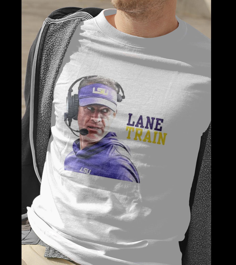 Lane Train Funny Coach LSU Tigers T-Shirt