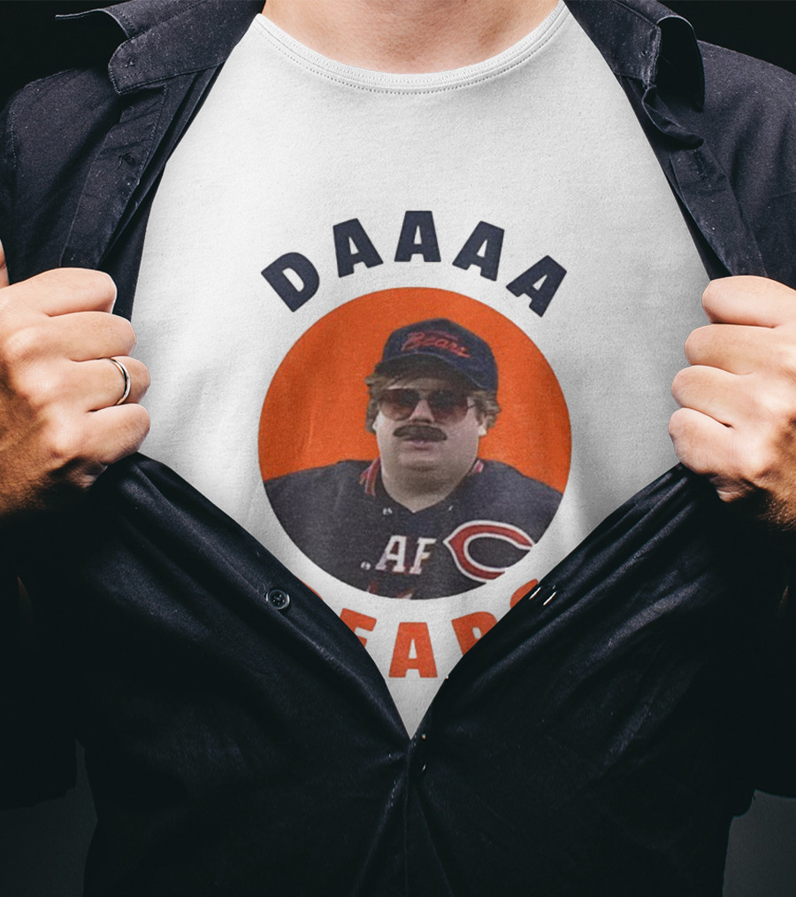 Chris Farley Daaaa Bears Chicago Bears 2025 Football T-Shirt