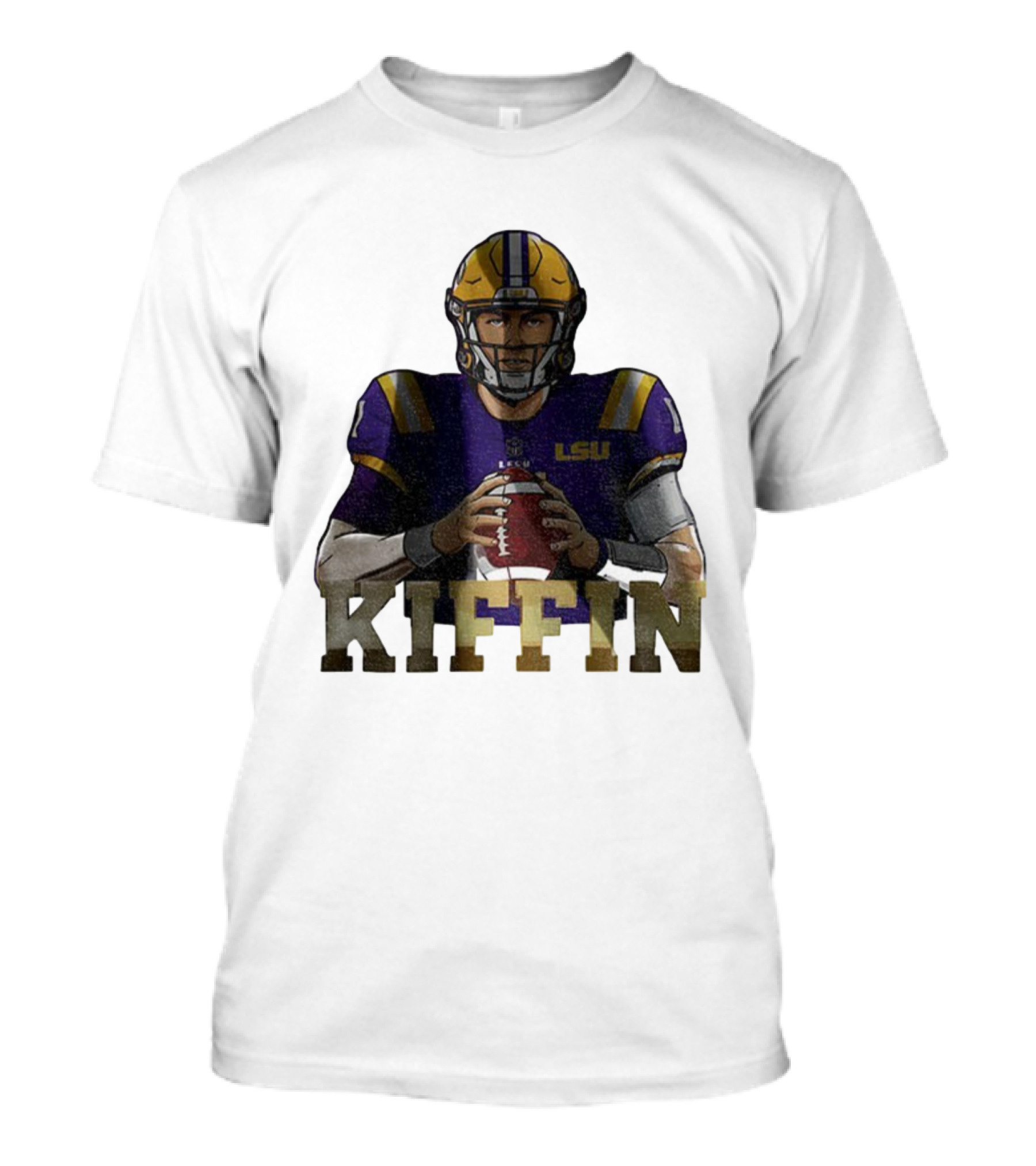 Kiffin Lane Kiffin NCAA LSU Football Captain T-Shirt
