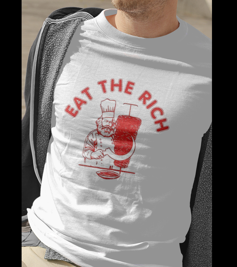 Eat The Rich Karl Marx Kebap Communism Unisex T-Shirt