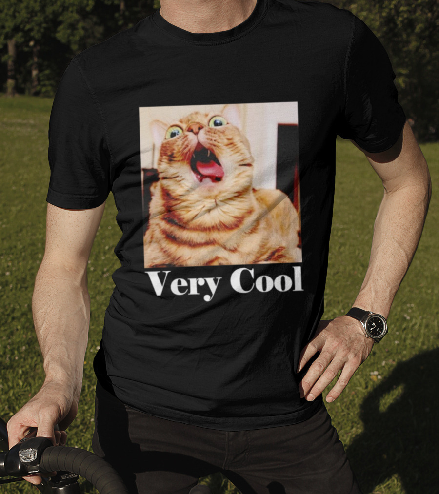 Silly Cat Meme Humor Very Cool Funny Cats T-Shirt