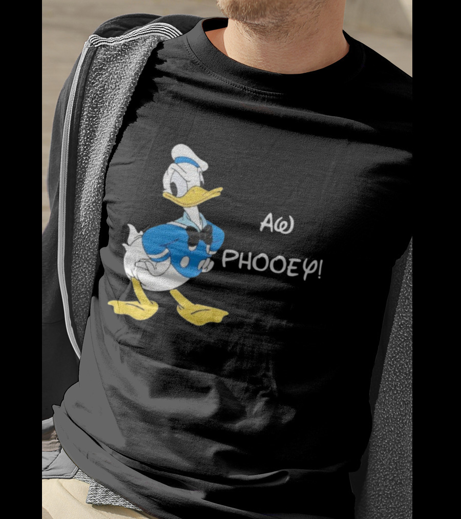 Donald Duck Aw Phooey Comic Pose Expression T-Shirt