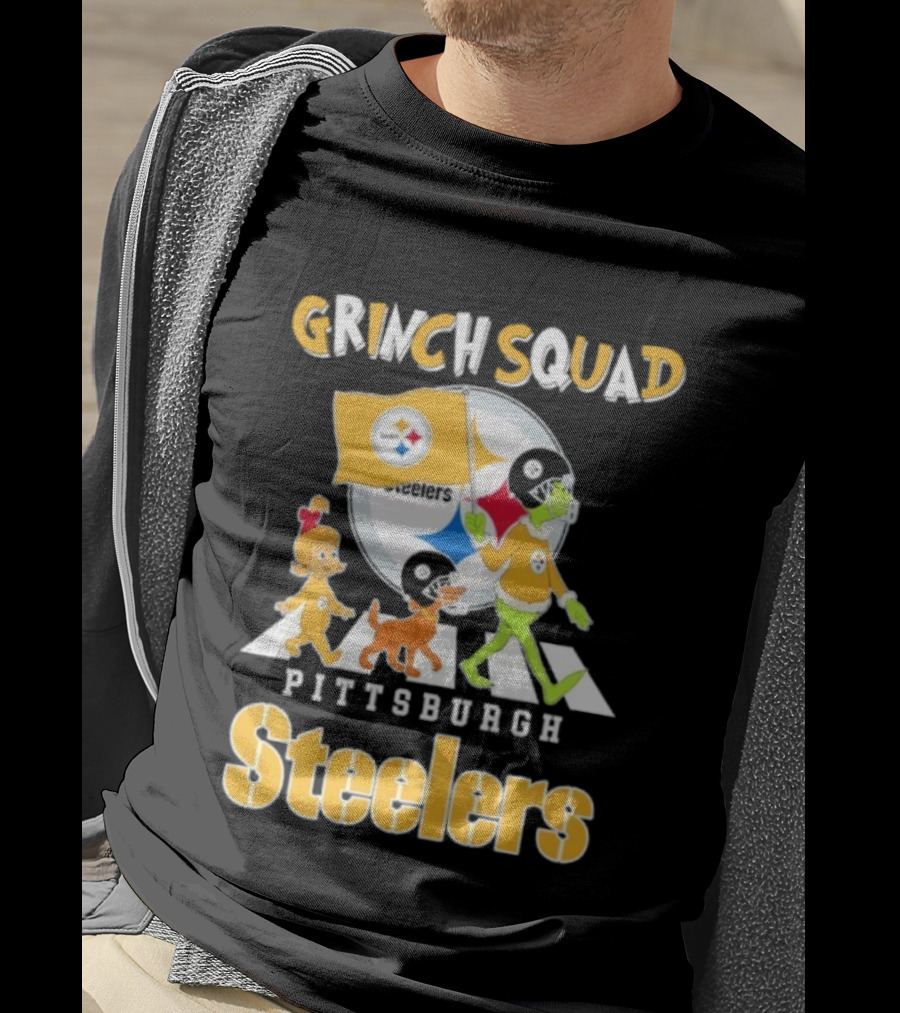 Grinch Squad Pittsburgh Steelers Cindy Lou Max T-Shirt