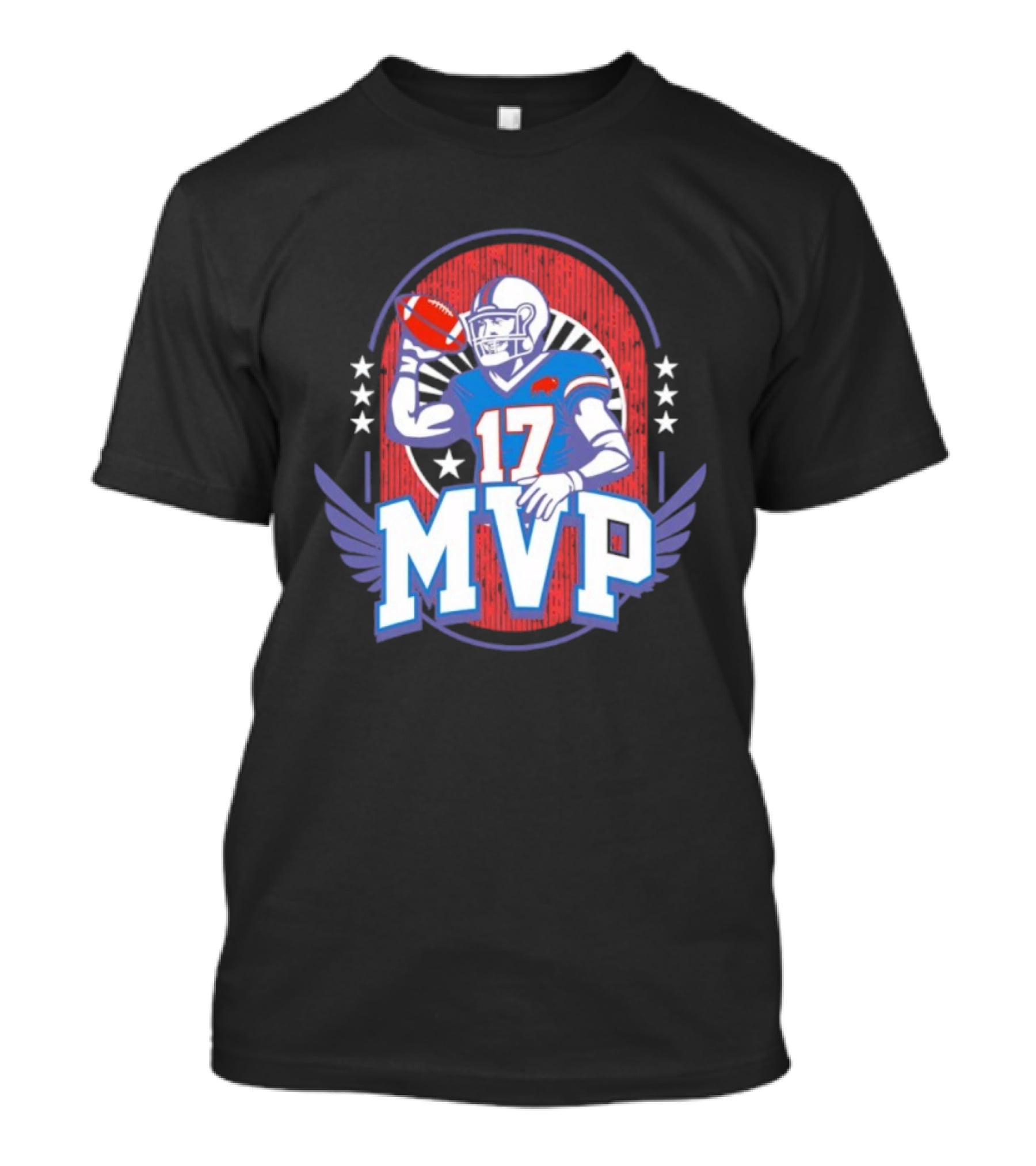 MVP JA17 Buffalo Bills Football Star Quarterback T-Shirt