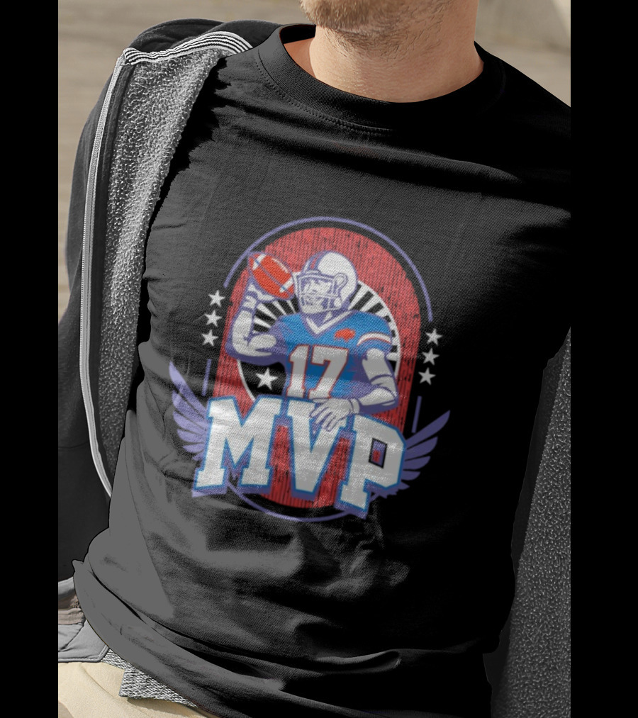 MVP JA17 Buffalo Bills Football Star Quarterback T-Shirt