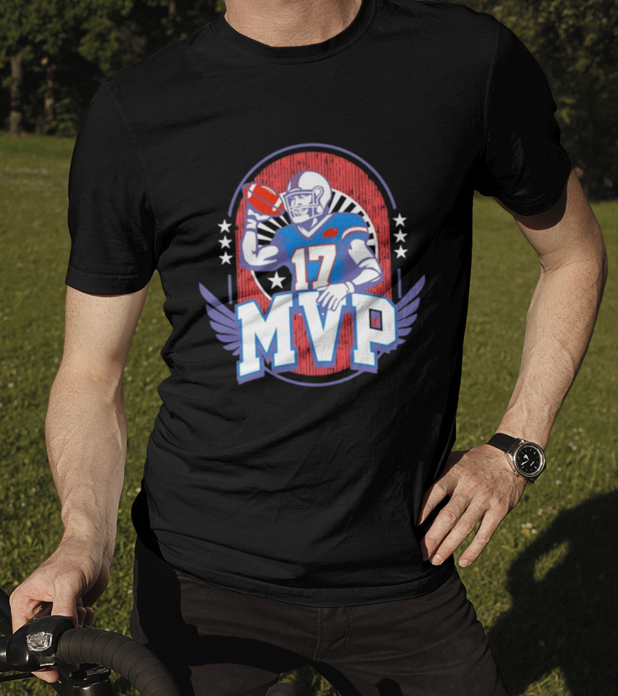 MVP JA17 Buffalo Bills Football Star Quarterback T-Shirt