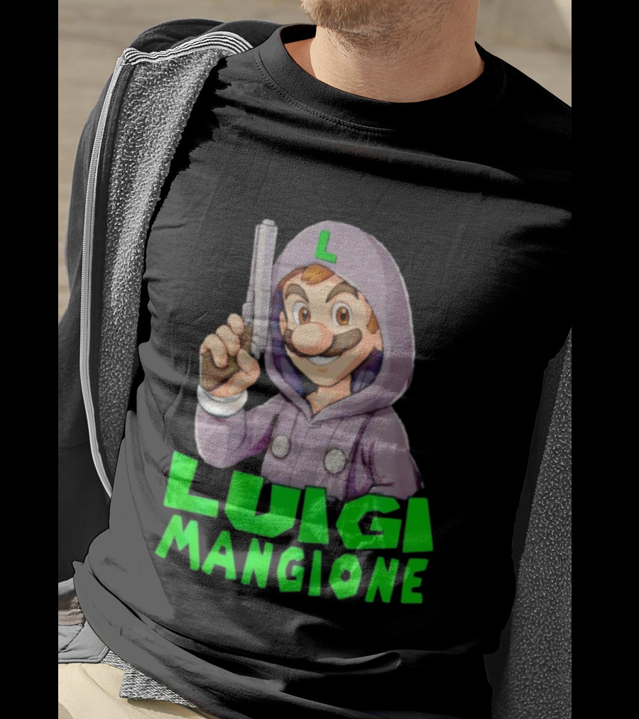Luigi Mangione Nintendo Persona T-Shirt