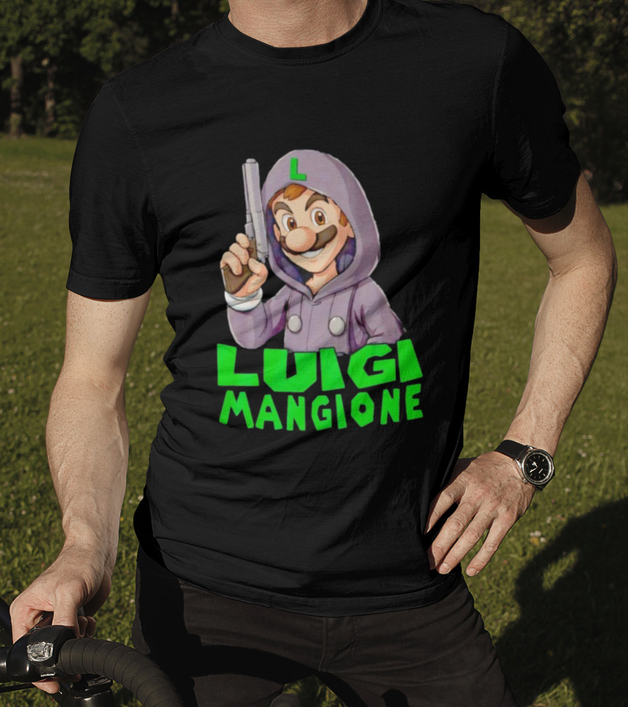 Luigi Mangione Nintendo Persona T-Shirt