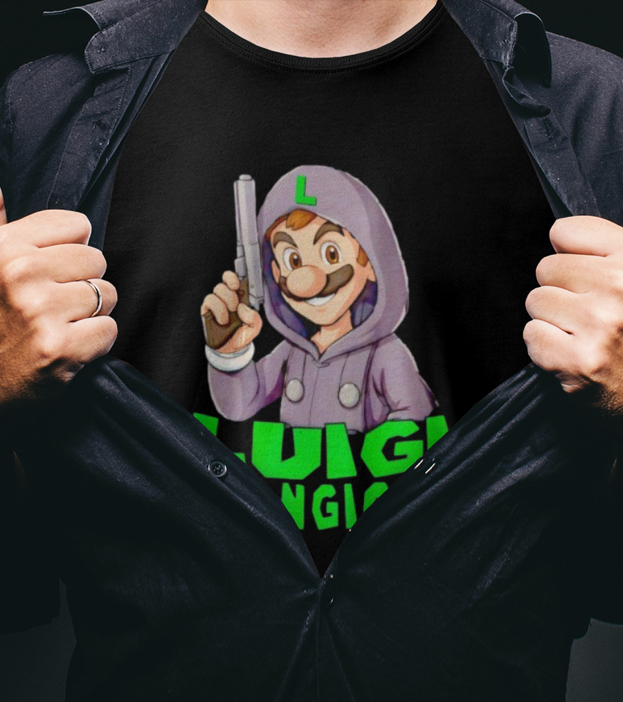 Luigi Mangione Nintendo Persona T-Shirt