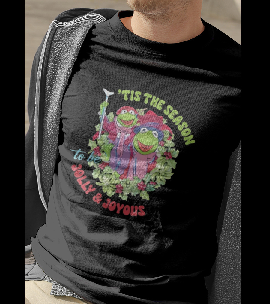 Muppets Christmas Carol Tis The Season Be Merry And Joyous T-Shirt