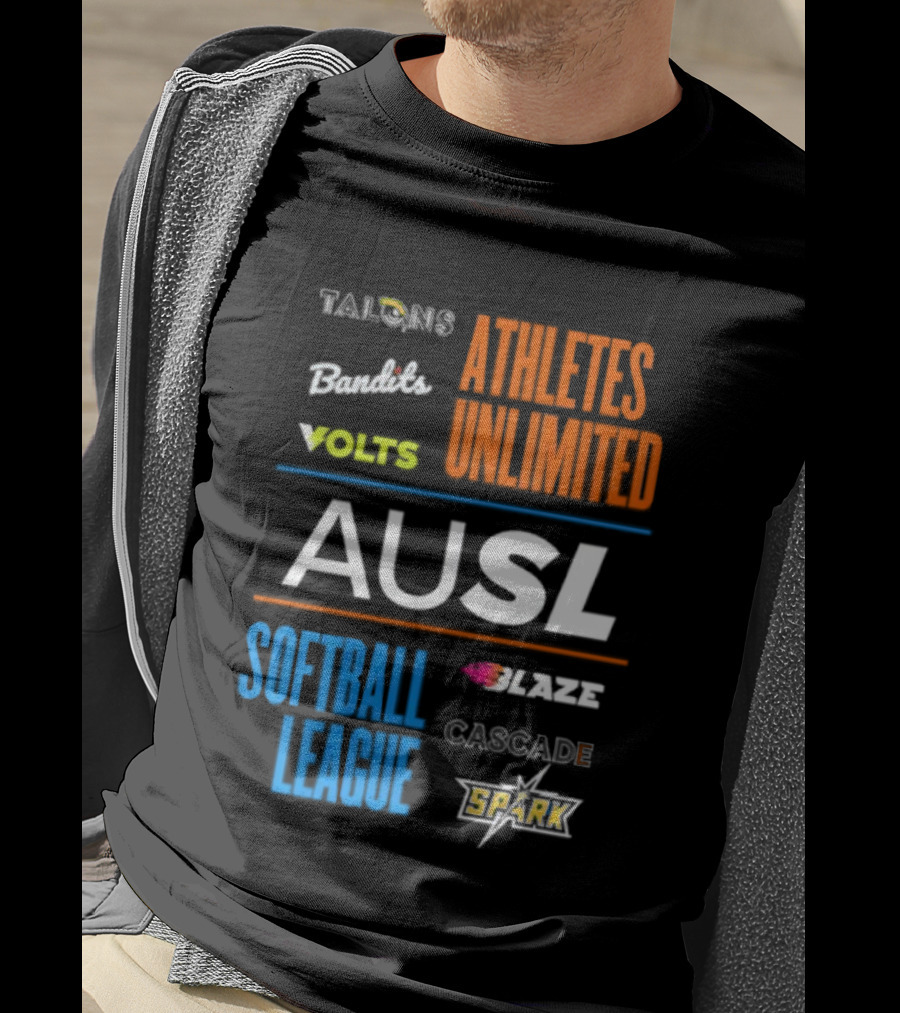 Talons Bandits Volts Athletes Unlimited AUSL Softball League Blaze Cascade Spark T-Shirt