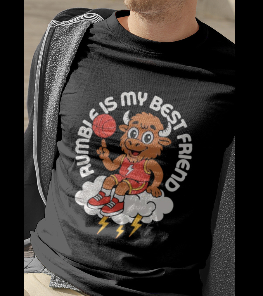 OKC Basketball Rumble Mascot Friendship Fan Favorite T-Shirt