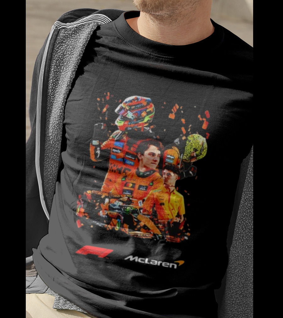 Oscar Piastri McLaren F1 Racing Team Formula One Seventh T-Shirt