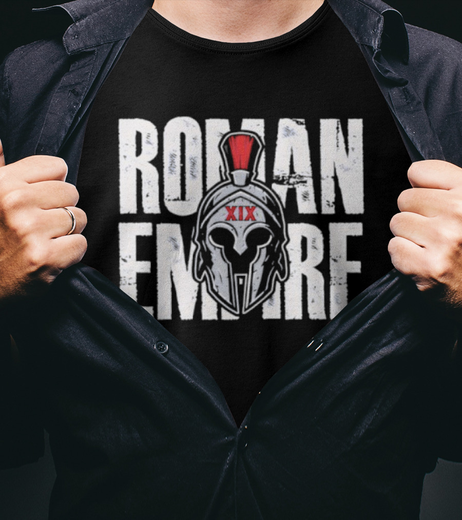 Roman Empire XIX Spartan Helmet Design T-Shirt