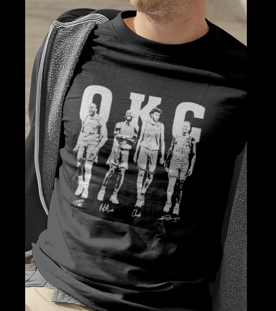 OKC Shai Gilgeous Holmgren Williams Basketball Vintage T-Shirt