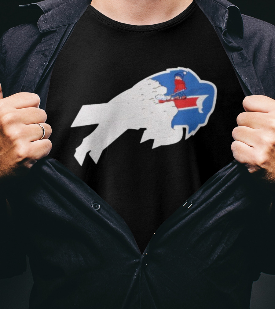 Buffalo Bills Winter Snow Plow Kid Theme T-Shirt