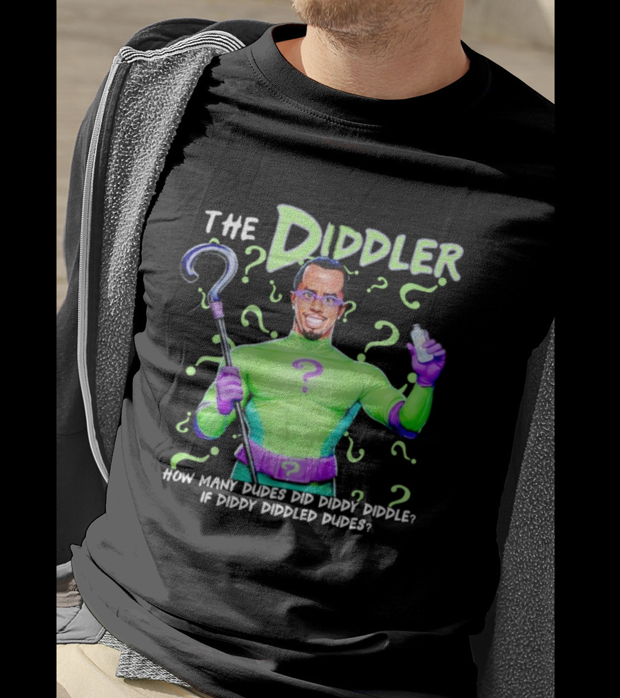 The Ediddler Diddler Diddy Diddle Dudes Mystery Questions T-Shirt