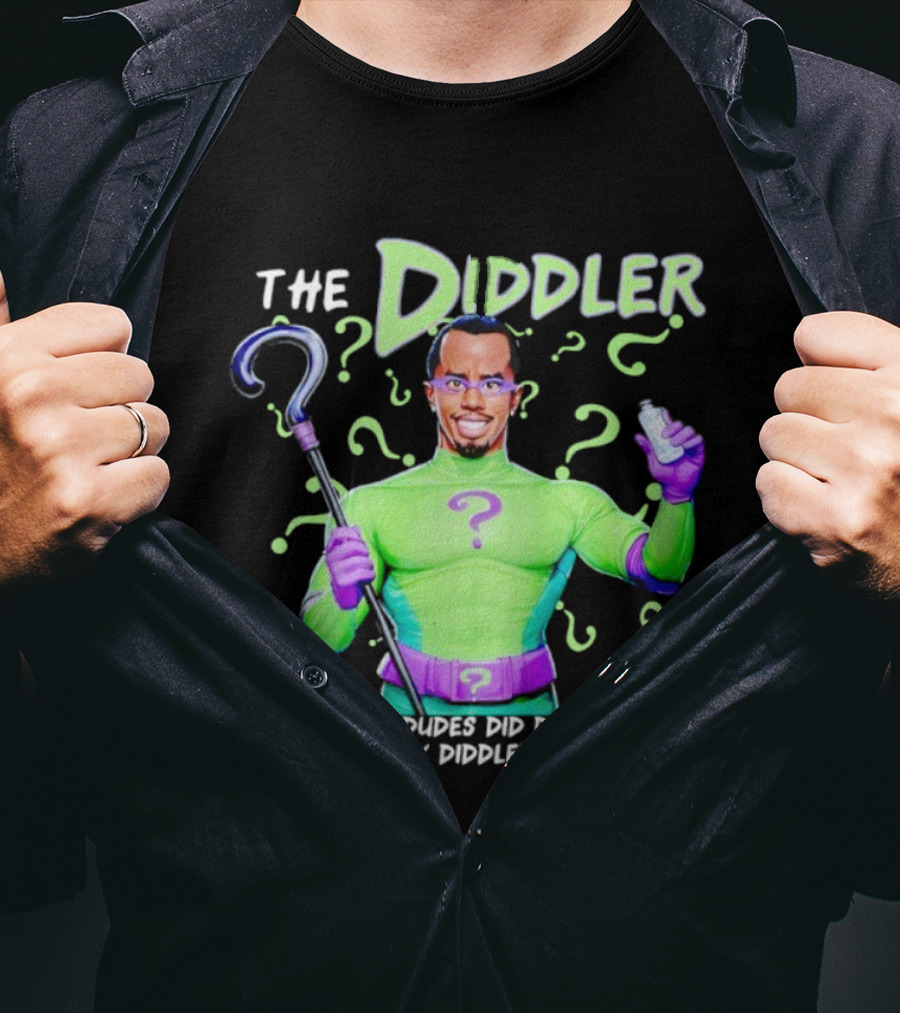 The Ediddler Diddler Diddy Diddle Dudes Mystery Questions T-Shirt