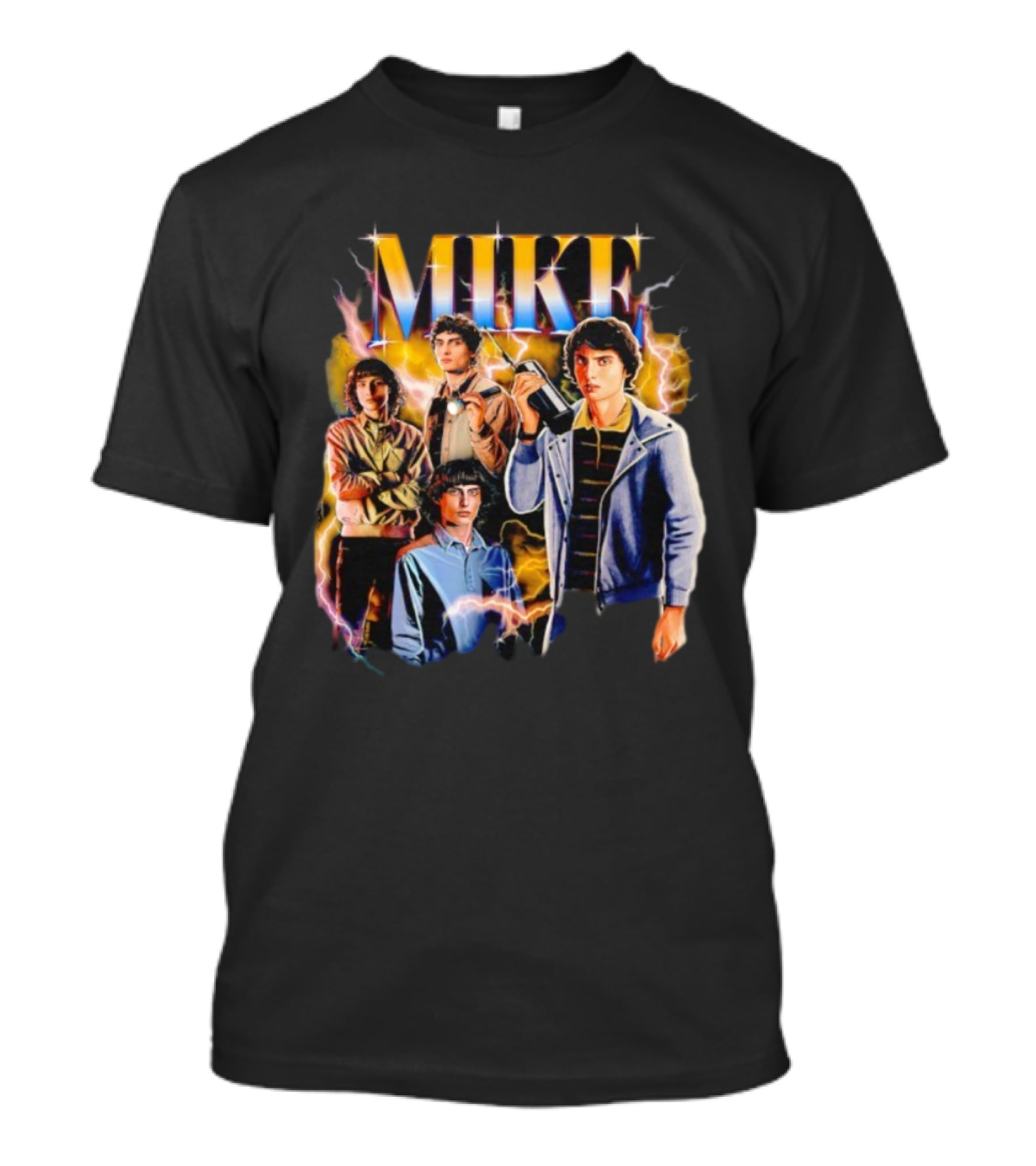 Stranger Things Mike Retro Lightning Nostalgia T-Shirt