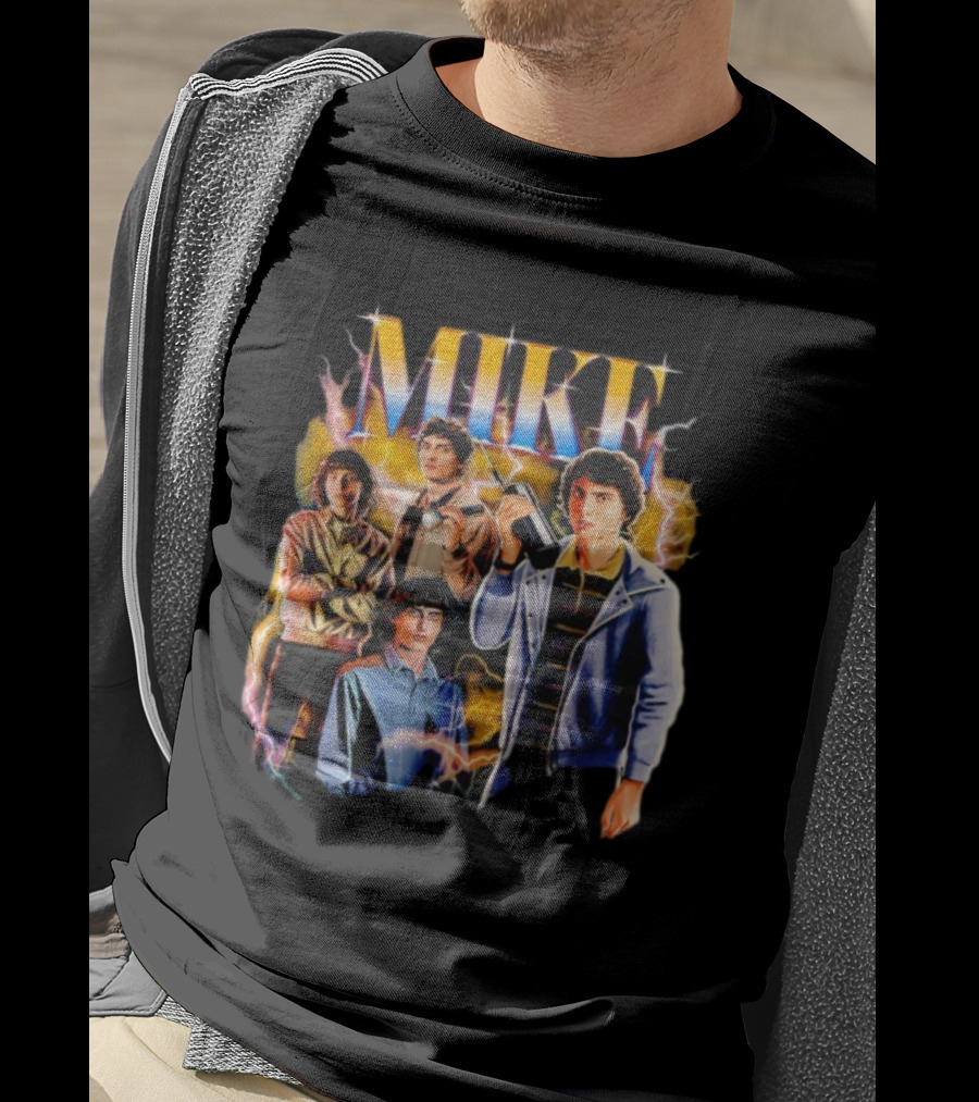 Stranger Things Mike Retro Lightning Nostalgia T-Shirt