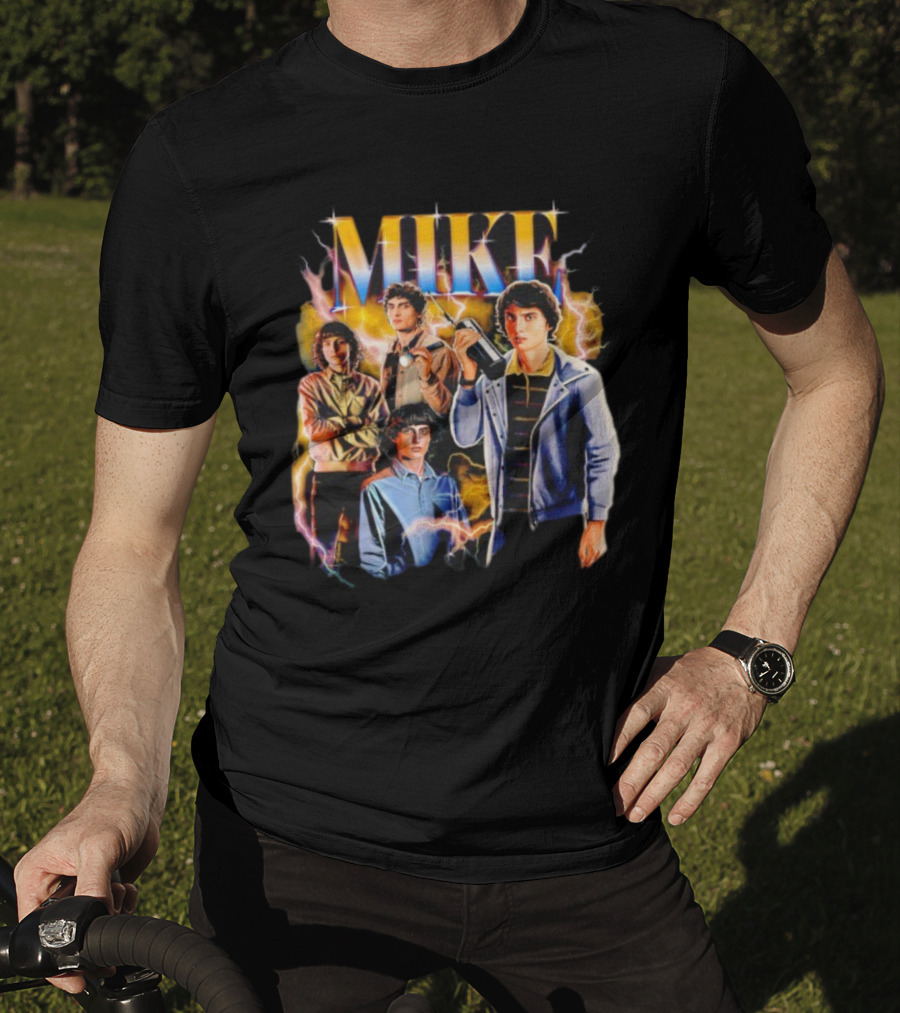 Stranger Things Mike Retro Lightning Nostalgia T-Shirt