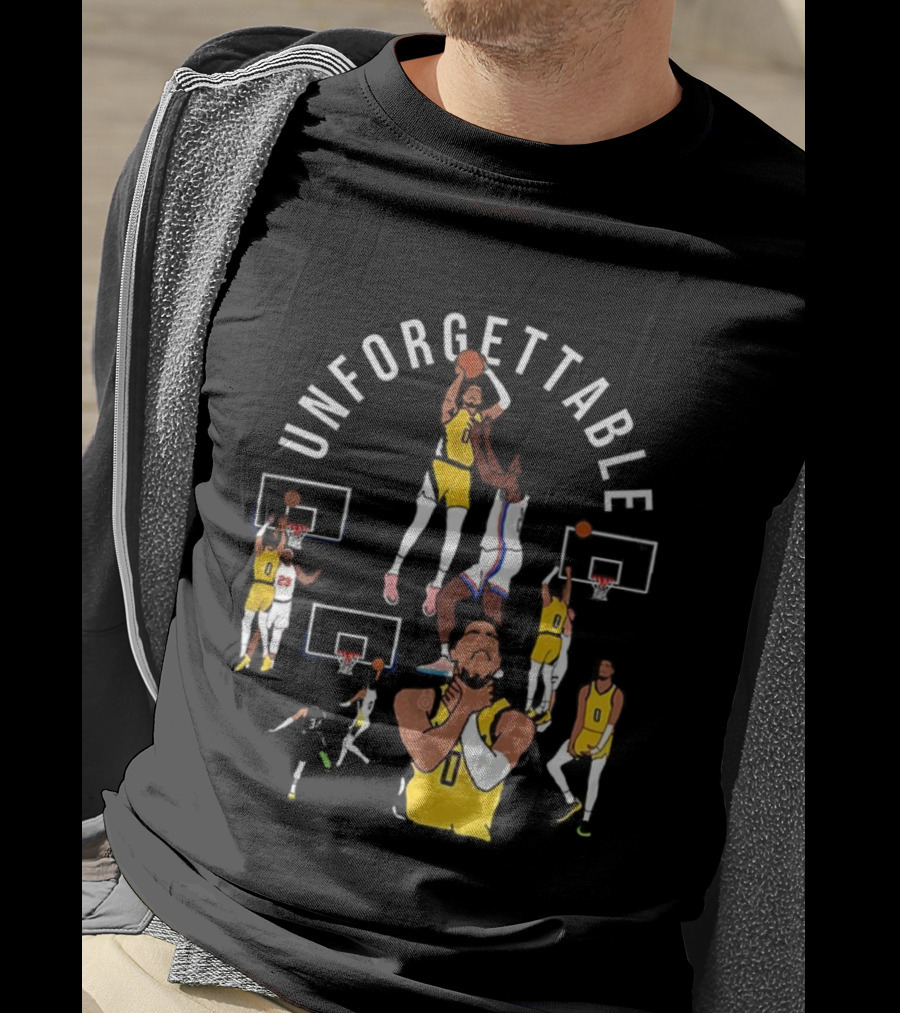 Unforgettable Tyrese Haliburton Basketball Highlight Moments T-Shirt