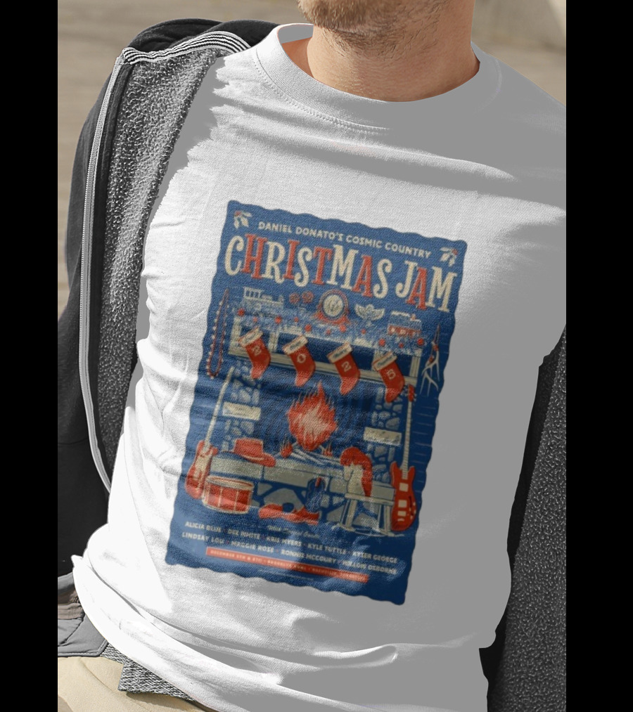 Daniel Donato Cosmic Country Christmas Jam December 5-6 2025 Nashville Tennessee T-Shirt