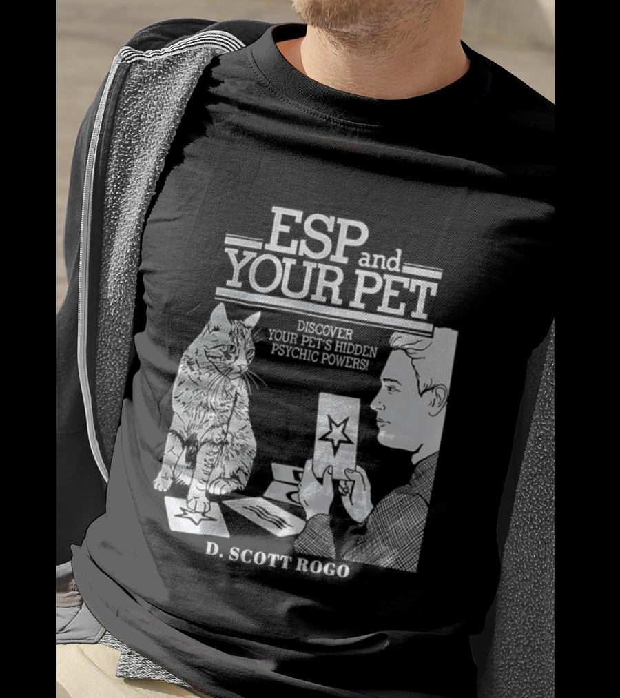 ESP And Your Pet Discover Hidden Psychic Powers By D. Scott Rogo T-Shirt