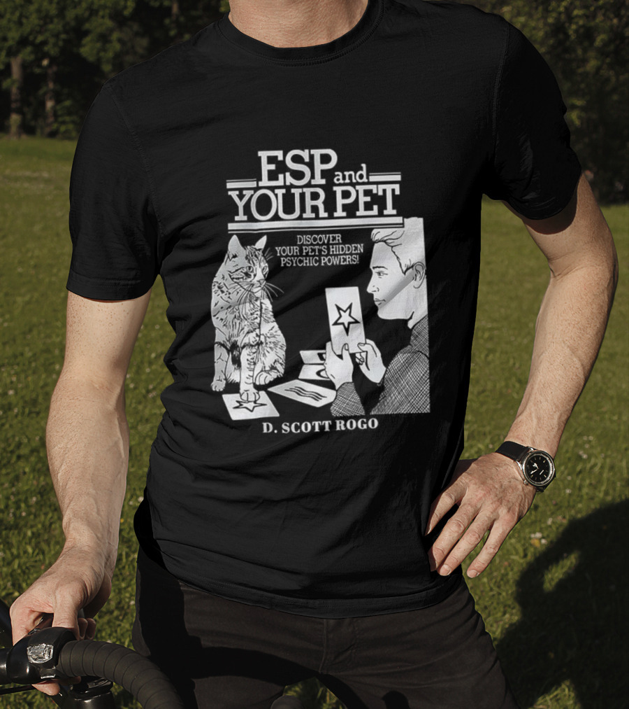 ESP And Your Pet Discover Hidden Psychic Powers By D. Scott Rogo T-Shirt