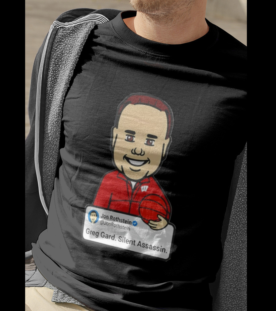 Greg Gard Silent Assassin Jon Rothstein Cartoon Basketball T-Shirt