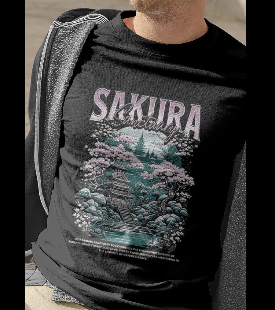 Visit Sakura Sanctuary Experience Nature's Beauty T-Shirt