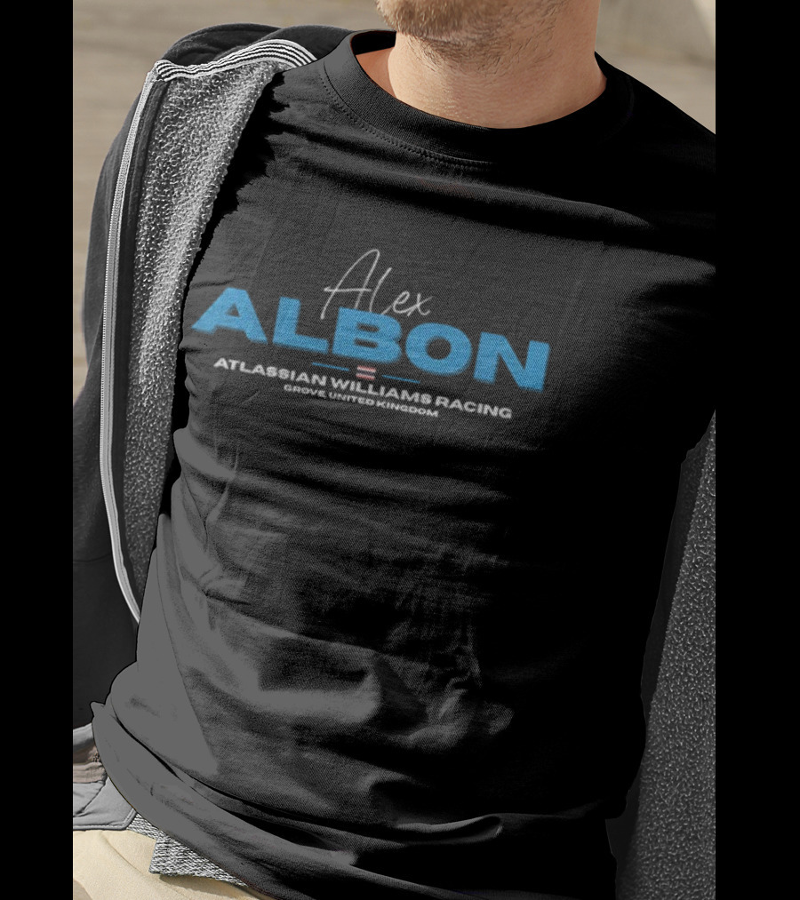 Alex Albon Atlassian Williams Racing Grove Limited Kingdom T-Shirt