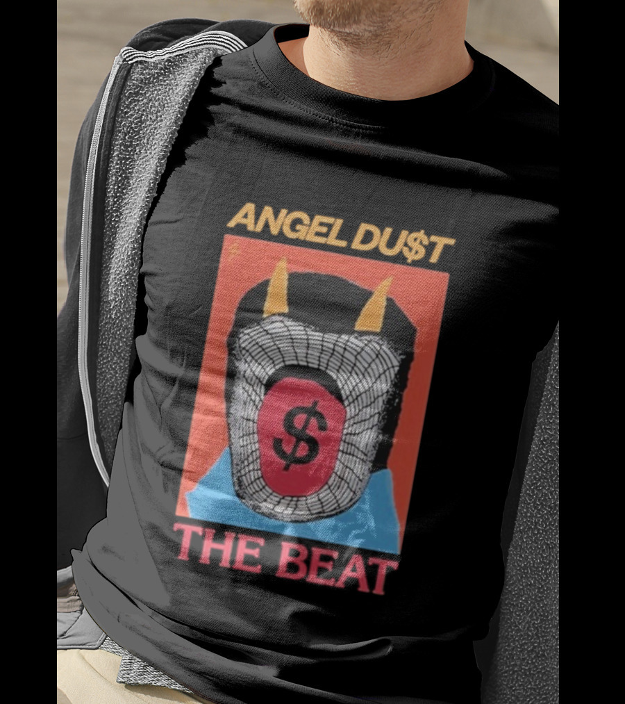 Angel Du$t The Beat Dollar Sign Mask Art T-Shirt