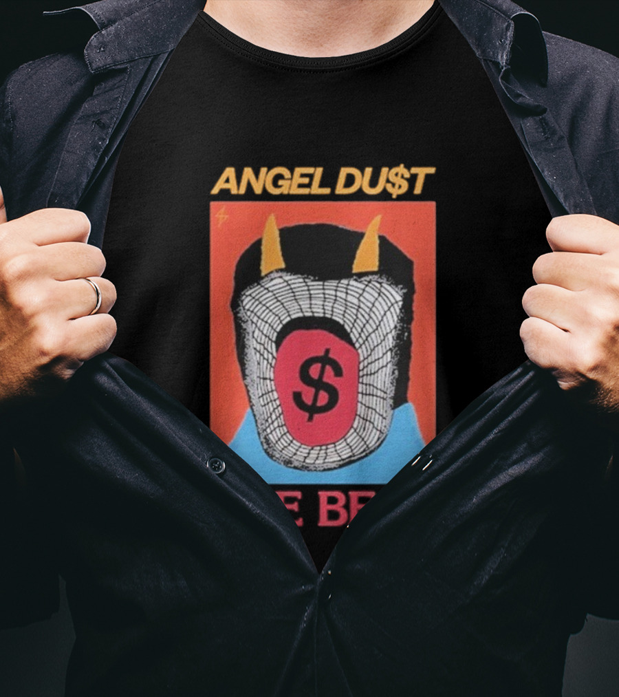Angel Du$t The Beat Dollar Sign Mask Art T-Shirt