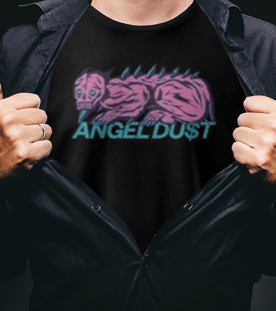 Angel Dust Cold 2 The Touch Neon Worm Creature T-Shirt