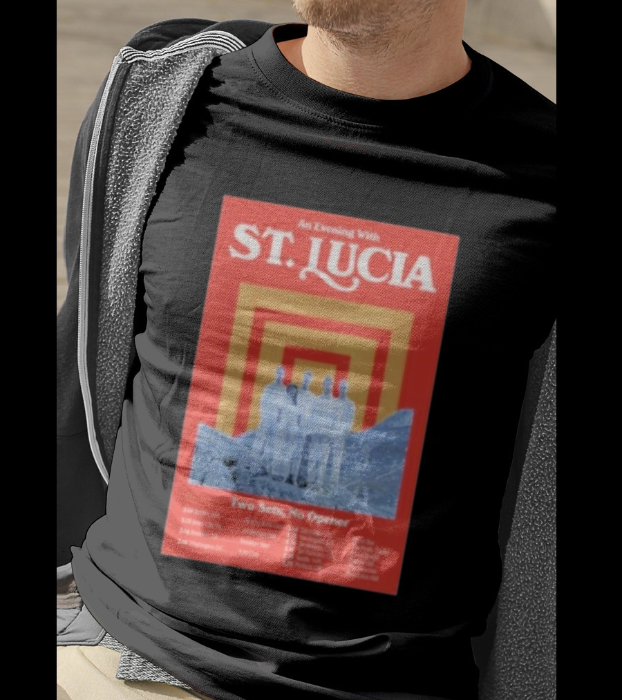 An Evening With St. Lucia Two Sets No Opener Tour 2026 Dates Boston Jersey City Brooklyn Washington T-Shirt