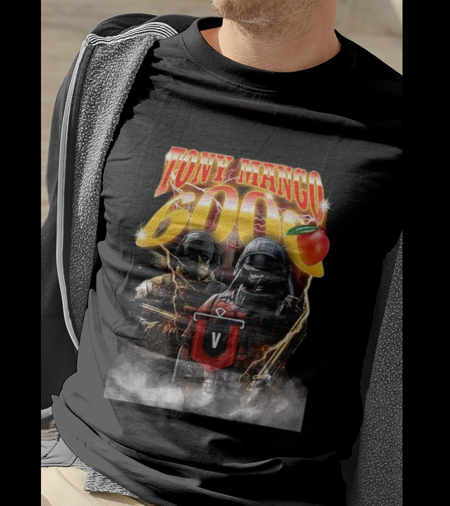 Tony Mango 6000 Lightning Soldiers V Badge Image T-Shirt