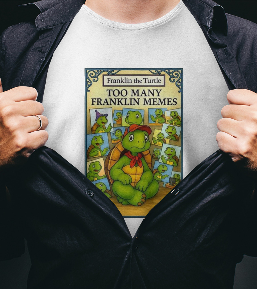 Franklin The Turtle Too Many Franklin Memes T-Shirt