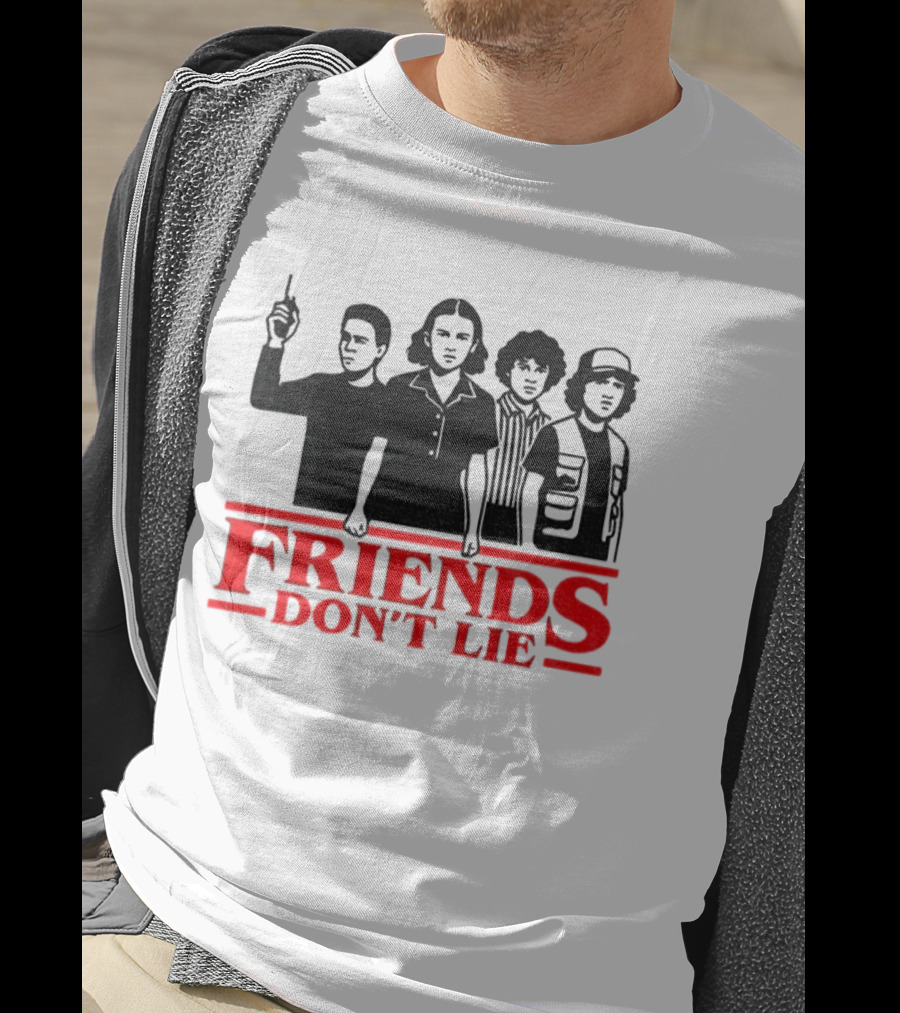 FRIENDS DON'T LIE Stranger Things Silhouettes 2025 T-Shirt