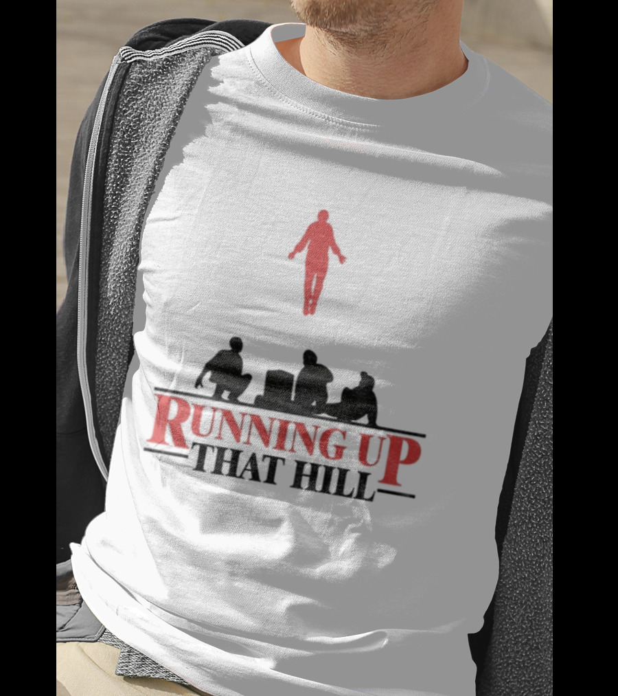 Running Up That Hill Max Mayfield Stranger Things Floating Silhouette T-Shirt
