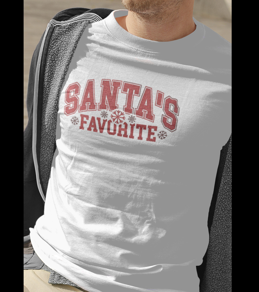 Santa's Favorite Snow Merry Christmas T-Shirt
