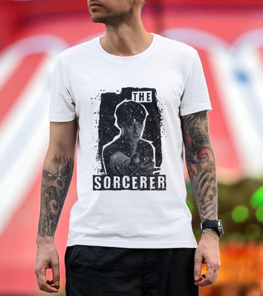 The Sorcerer Black And White Stranger Things Vintage Nostalgia T-Shirt