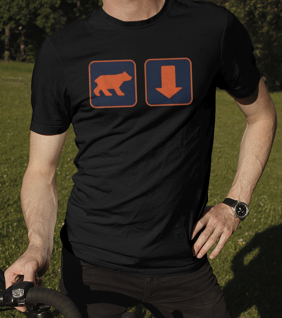 Chicago Bears Bear Down NFL Football 2025 Iconic Bear And Arrow Design T-Shirt